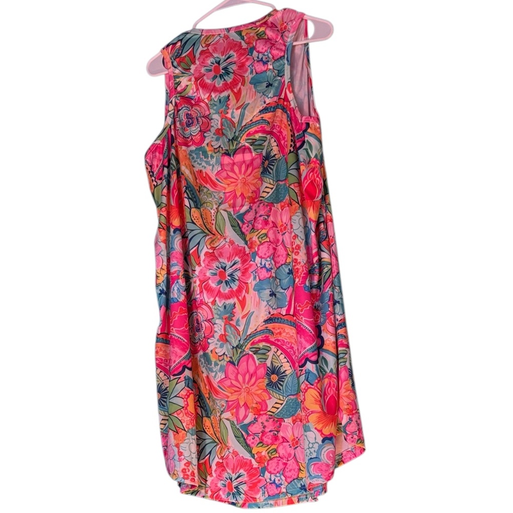 NWOT-Floral Sleeveless Dress - Picture 2 of 7